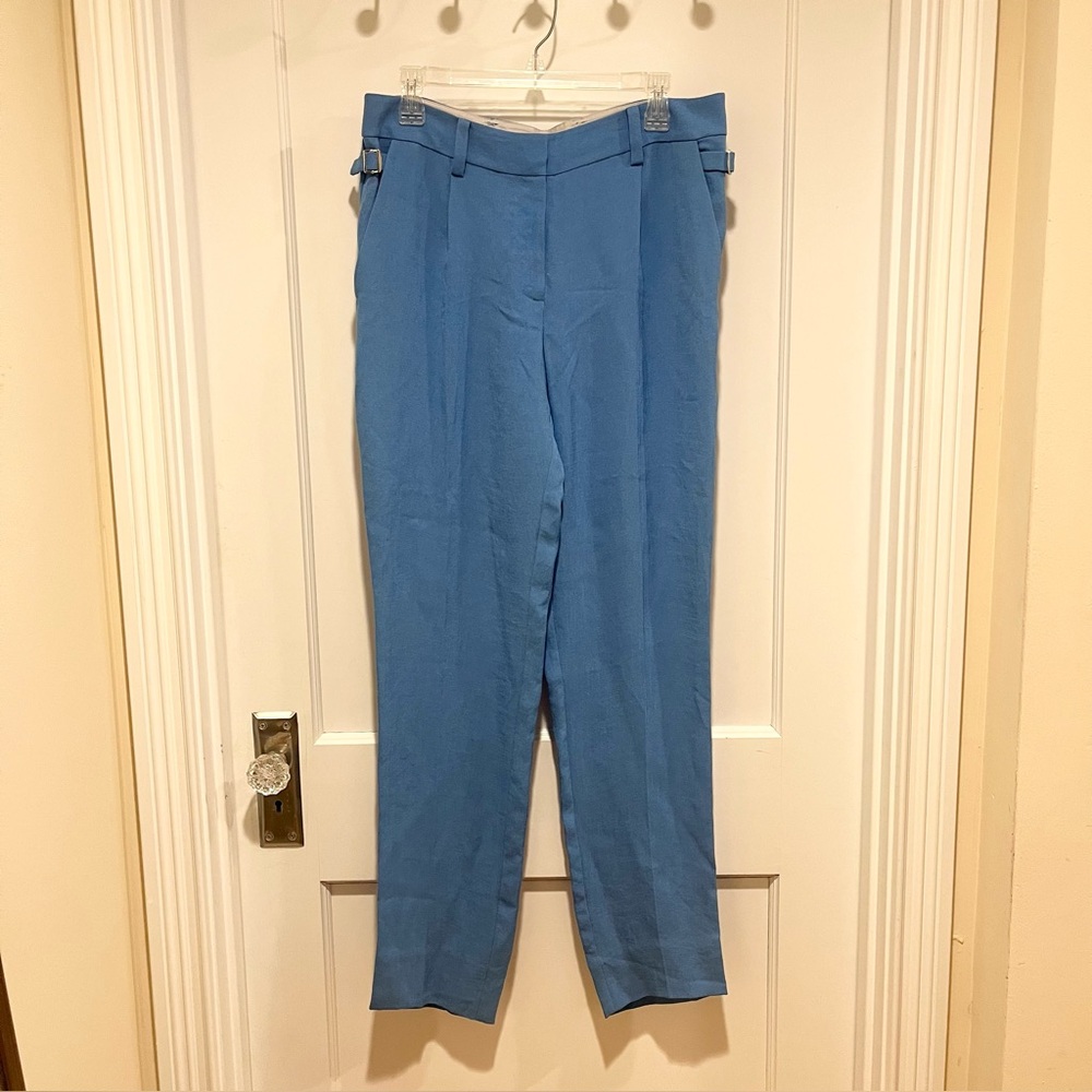 NWT Diane von Furstenberg New Naples Pant Blue Daisy 10 Trousers